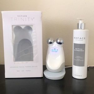 Nuface Trinity Facial Toning Device & 10 Oz Gel Primer